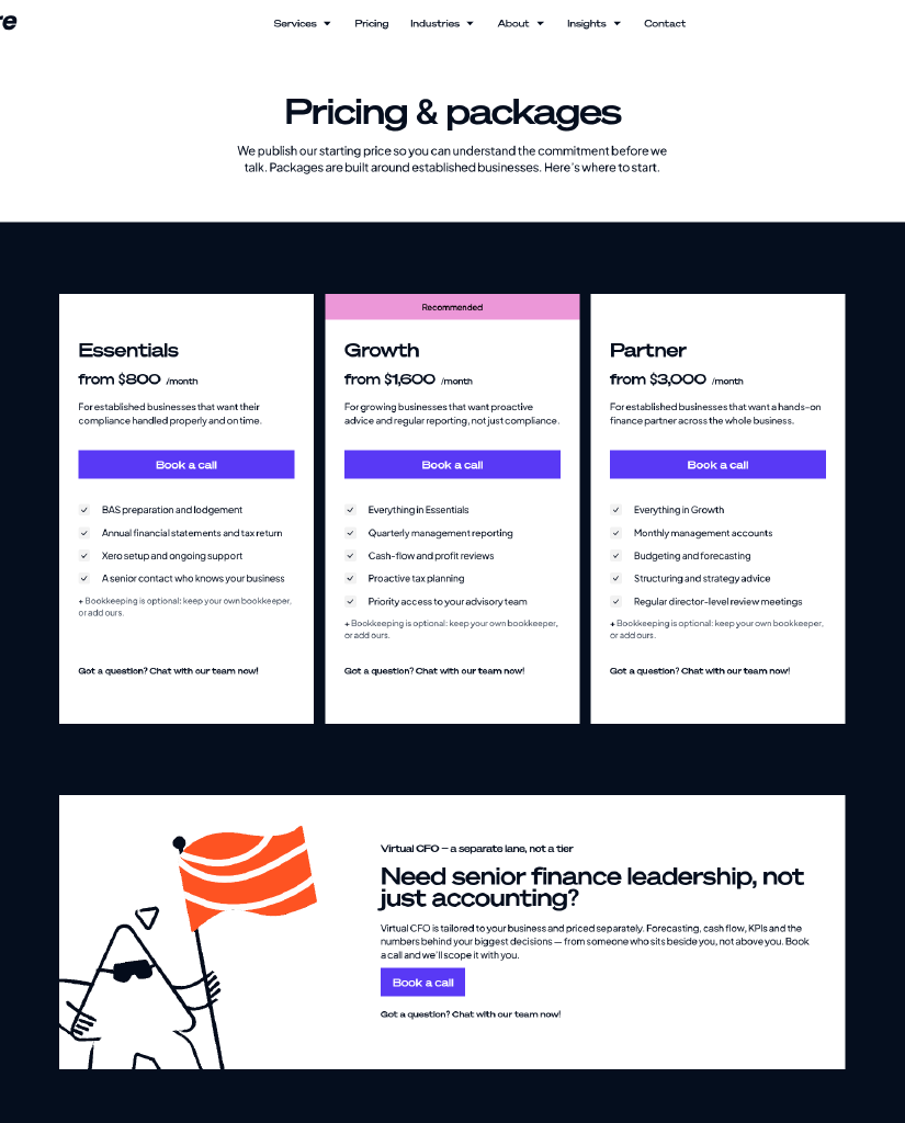 Pricing page (/pricing/)
